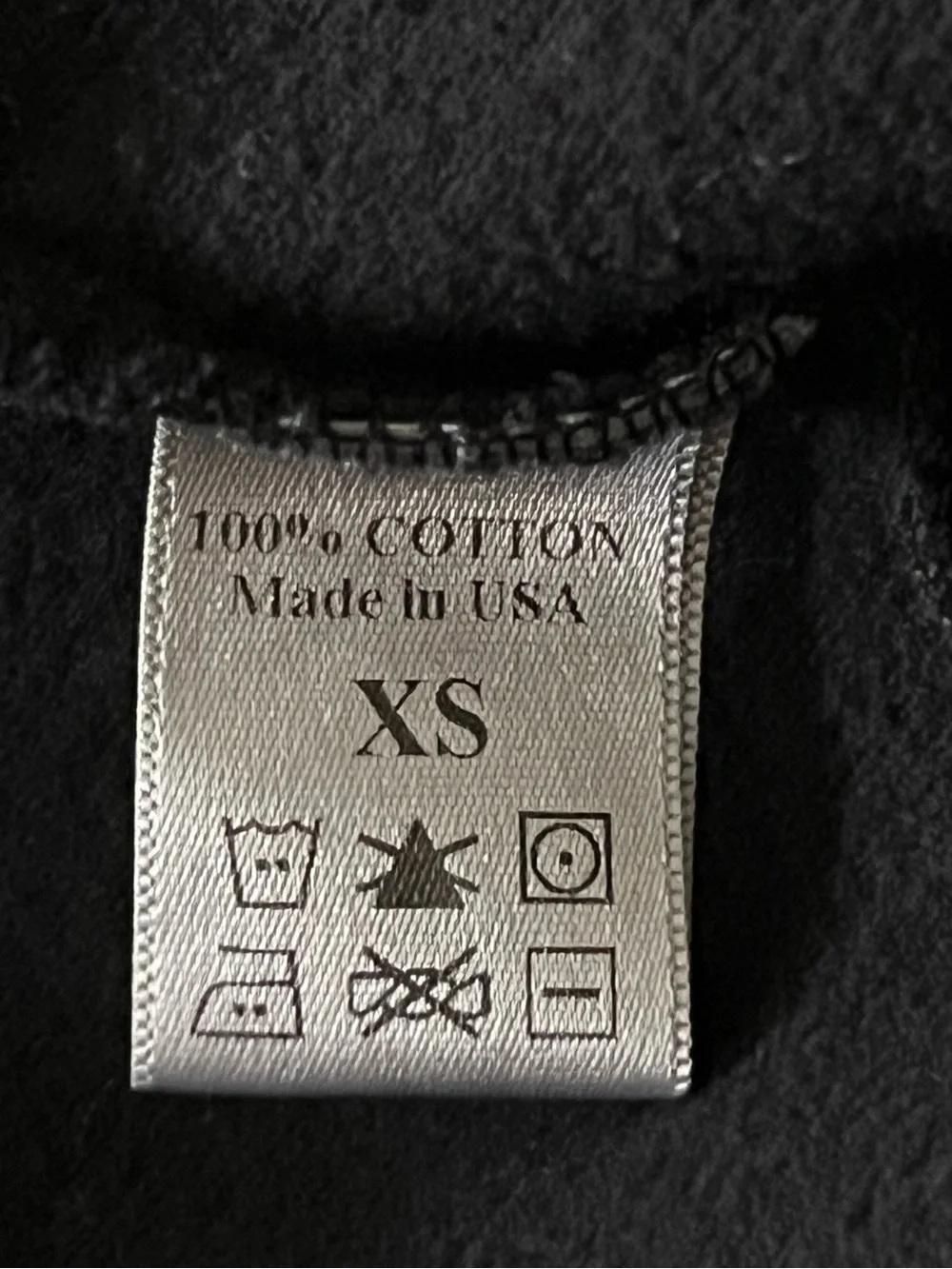 Black Crane cotton flannel tradi dress in black size XS - Picture 10 of 16